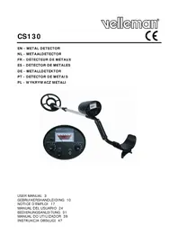 Notice VELLEMAN CS130 Detektor