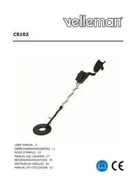 Notice VELLEMAN CS102 Detektor