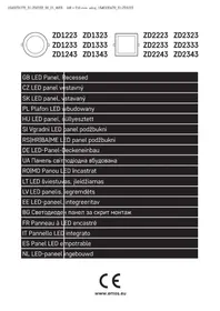 Notice Emos ZD2233 Éclairage LED