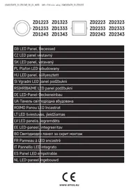 Notice Emos ZD1243 Éclairage LED