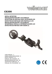 Notice VELLEMAN CS200 Detektor