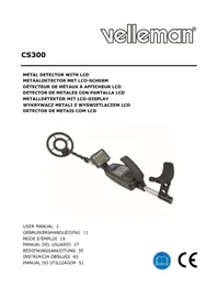 Notice VELLEMAN CS300 Detektor