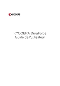 Notice KYOCERA DURAFORCE E6560 Téléphone mobile