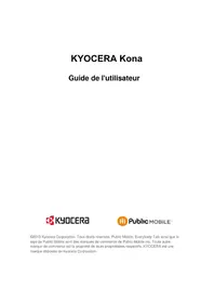 Notice KYOCERA KONA S2150 Téléphone mobile