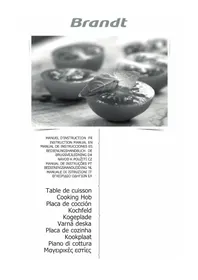 Notice BRANDT BPI6328UB Cocina