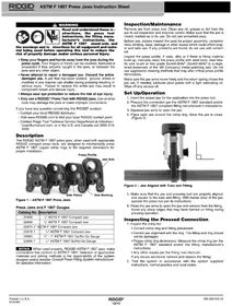 Notice RIDGID ASTM F 1807 Outil de pressage
