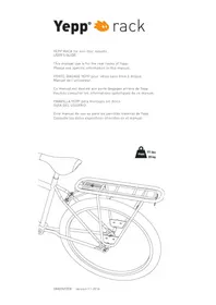 Notice THULE YEPP REAR RACK Siège vélo enfant