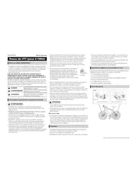 Notice SHIMANO WHMT601TLF15B275 Vélo tout terrain (VTT)