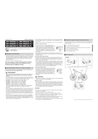 Notice SHIMANO WHM8100TLR12B29 Vélo électrique