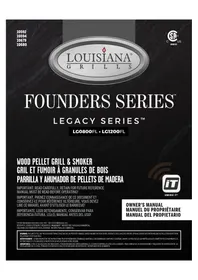 Notice Louisiana Grills 10594 Barbecue