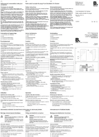 Notice BERKER 1789909 Actionneur électrique