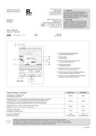 Notice BERKER 75311011 Variateur d'éclairage