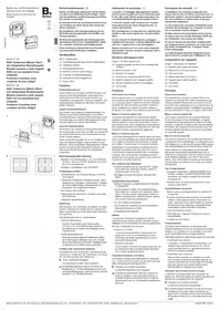 Notice BERKER 80142170 Commutateur