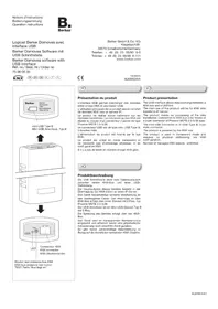 Notice BERKER 75900035 Interface USB pour domotique