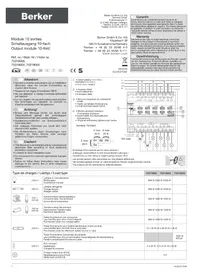 Notice BERKER 75319000 Commutateur