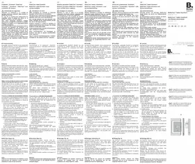 Notice BERKER 177049 Interrupteur électrique