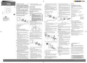 Notice HAGER WH20262600B Variateur d'éclairage
