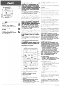 Notice HAGER TYA661AN Domotica