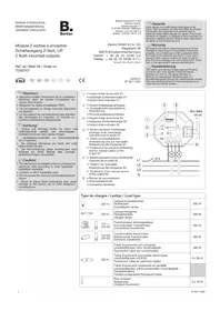 Notice BERKER 75342101 Commutateur