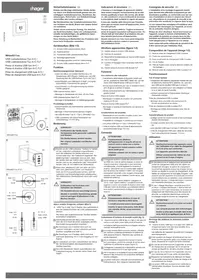 Notice HAGER WH44821205Q Chargeur de batterie