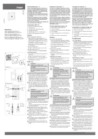 Notice HAGER WH50821204A Chargeur de batterie
