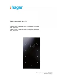 Notice HAGER WMT10755 Thermostat