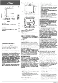 Notice HAGER WHT74004A Thermostat