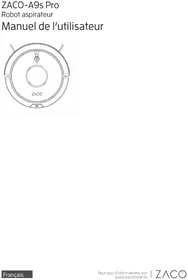 Notice ZACO A9SPRO Aspirateur