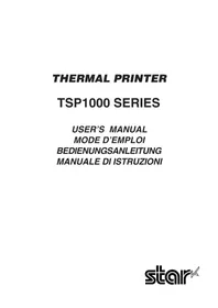 Notice Star Micronics TSP1043U Imprimante
