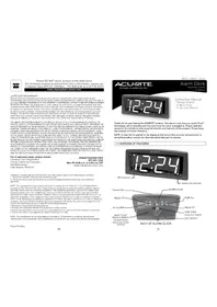 Notice AcuRite 13003A2 Horloge