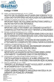 Notice Geuther 1178S3 Meuble de rangement
