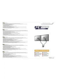 Notice Newstar FPMAD750D Support écran plat