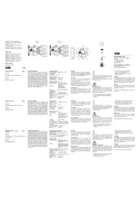 Notice ABB USU 12.2 Relais de protection électrique