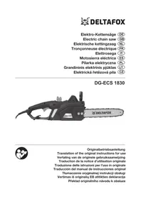 Notice Deltafox DGECS 1830 Scie