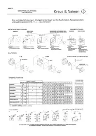 Notice Kraus & Naimer KG20B.T20309.VE Commutateur