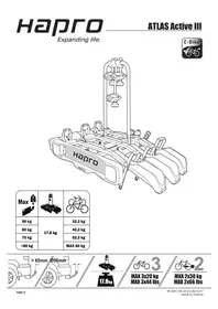 Notice Hapro ATLAS ACTIVE III Porte-vélo