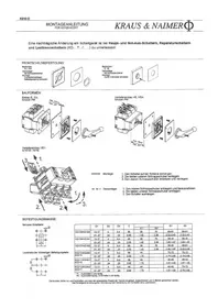 Notice Kraus & Naimer KG125.T10301.E Commutateur