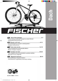Notice Fischer DACH Porte-vélo