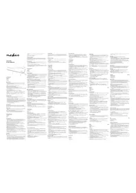 Notice NEDIS LAMI112BK4 Machine à laminer