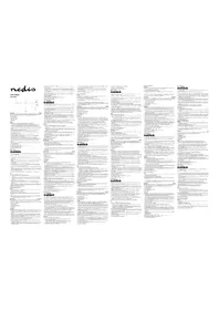 Notice NEDIS LAMI110BKA3 Machine à laminer