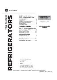 Notice HOTPOINT HPS18BGNRSH Réfrigérateur