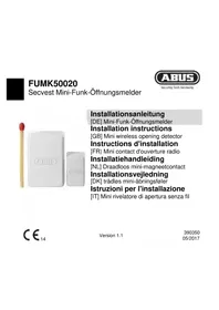 Notice ABUS FUMK50020B Système d'alarme