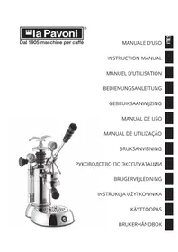 Notice LA PAVONI ESPERTO COMPETENTE LPLESC01EU Maquina de cafe