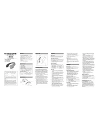 Notice Nitecore NEF20 Chargeur de piles