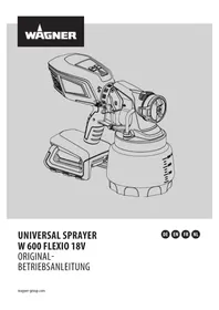 Notice WAGNER W 600 FLEXIO 18V Paint spray