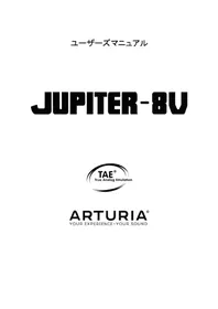Notice Arturia JUPITER8 V2 Instrument de musique électronique