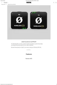 Notice Røde WIRELESS ME Microphone