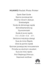 Notice HUAWEI POCKET PHOTO PRINTER Tiskárna