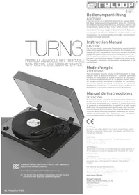 Notice Reloop TURN 3 MK2 Platine_disque