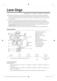 Notice SAMSUNG WW10T534DTW Máquina de lavar